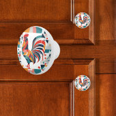 Retro Haan Keramische Knop
