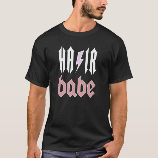 Retro haar schatje haar Kapper voor kapsels T-shirt (Voorkant)