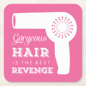 Retro-haardroger — Onderzetters (Voorkant)