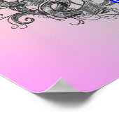 Retro Hair Mode Design Psychedelic Poster (Hoek)