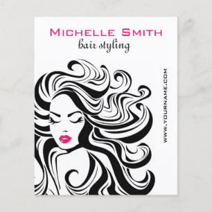 Retro Hairstyling marketing Flyer