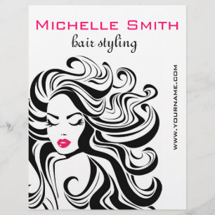 Retro Hairstyling marketing Flyer