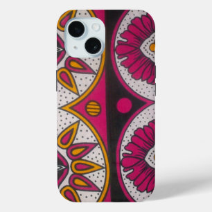 Retro Hakuna Matata Apparel Gift designer Merchand iPhone 15 Case