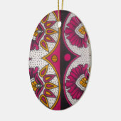 Retro Hakuna Matata Apparel Gift designer Merchand Keramisch Ornament (Links)