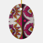 Retro Hakuna Matata Apparel Gift designer Merchand Keramisch Ornament (Voorkant)