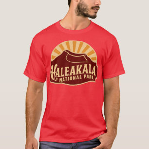 Retro Haleakala National Park Embleem T-shirt