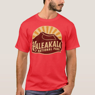 Retro Haleakala National Park Embleem T-shirt