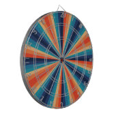 Retro Halftone Design Dartbord (Voorkant Links)