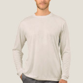 Retro Halftone Lapjeskat Tri-Blend Shirt (Voorkant volledig)