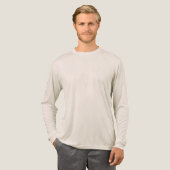 Retro Halftone Lapjeskat Tri-Blend Shirt (Voorkant)