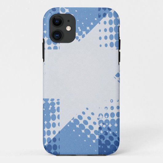 Retro halftone ster Case-Mate iPhone case (Achterkant)