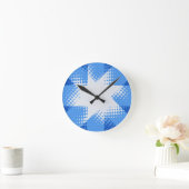 Retro halftone sterklok ronde klok (Huis)