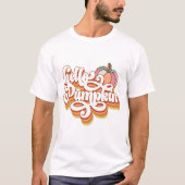 Retro Hallo Pompoen - Herfst T-Shirt (Voorkant)