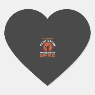 Retro Halloween Alles Wat Je Wil Ontwerp_1 Hart Sticker