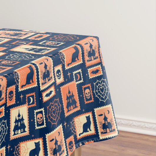 Retro Halloween Artistamps Tafelkleed (Voorbeeld)