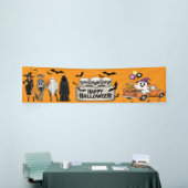 Retro Halloween Banner - Skulls & Ghosts Decor! (Beurs)