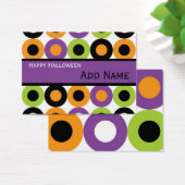 Retro Halloween Cadeau Labels Visitekaartje (Bureau)