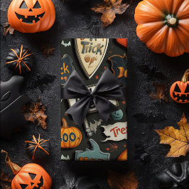 Retro Halloween Cadeaupapier