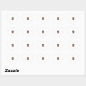 Retro Halloween Candy Emmer T-shirt Des Hart Sticker (Vel)