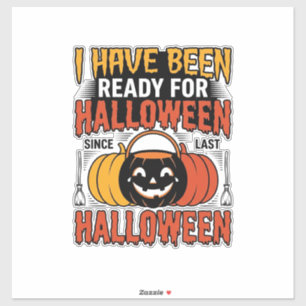 Retro Halloween Candy Emmer T-shirt Des Sticker