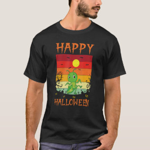 Retro Halloween Costume Matching Grasshopper Hallo T-shirt