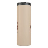 Retro Halloween Costume Spooky Haunted House Ghost Thermosbeker (Achterkant)