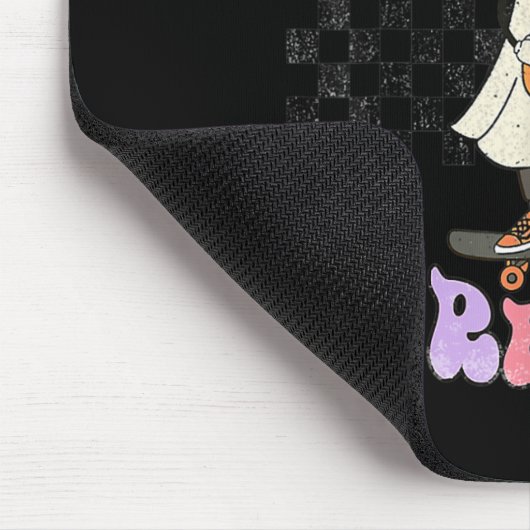  Retro Halloween Creep het echte Ghost Boy Fa Muismat (Hoek)