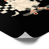 Retro Halloween Creep het echte Ghost Boy Fa Poster (Hoek)