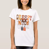 Retro Halloween | Creepy Mood On T-shirt (Voorkant)
