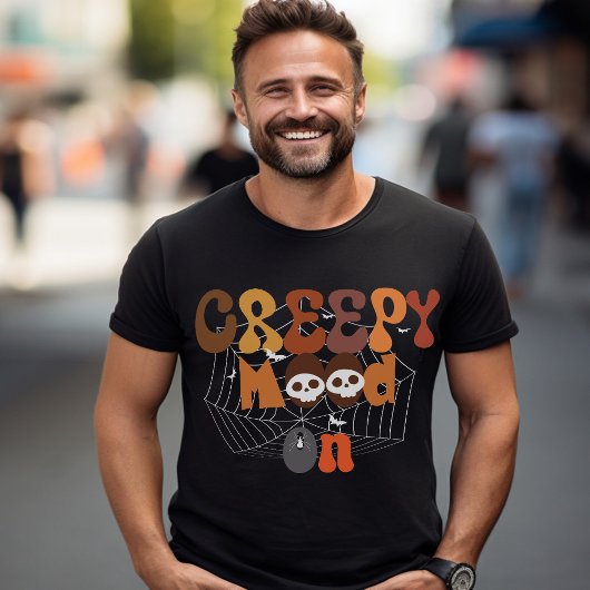 Retro Halloween | Creepy Mood On T-shirt