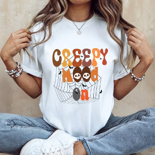 Retro Halloween   Creepy Mood On T-shirt