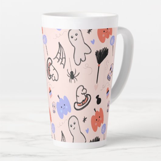 Retro Halloween  Deugles Coffee Mok (Rechterhoek)