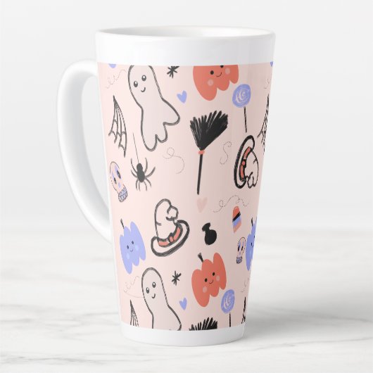 Retro Halloween  Deugles Coffee Mok (Linkerhoek)