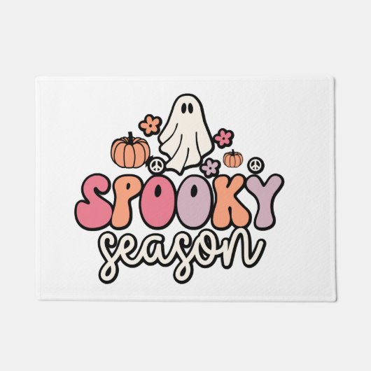 Retro Halloween Deurmat (Voorkant)