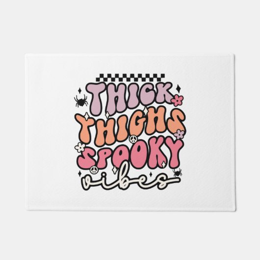 Retro Halloween Deurmat (Voorkant)