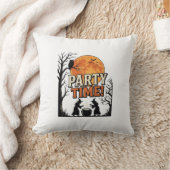 Retro Halloween Feest Tijd Heks Ketel Shirt_ Kussen (Deken)