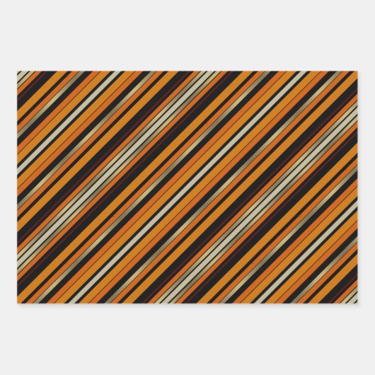 Retro  Halloween Fun Collage Inpakpapier Vel (Voorkant 2)