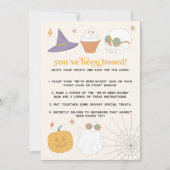 Retro Halloween Games Boo Buurman Spel Kaart Sign (Voorkant)