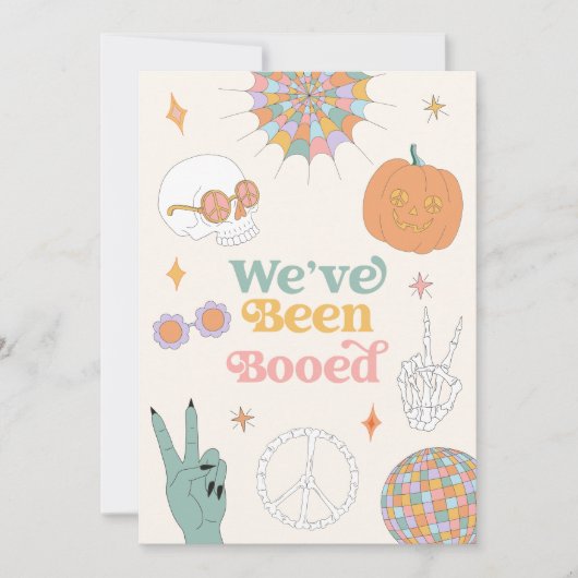 Retro Halloween Games Boo Buurman Spelbord Kaart (Voorkant)