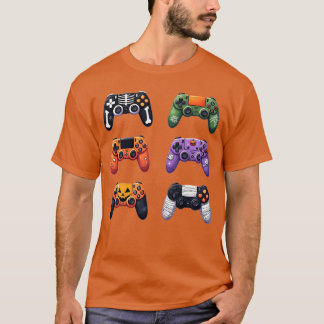 Retro Halloween-gamingcontroller voor videogames B T-shirt