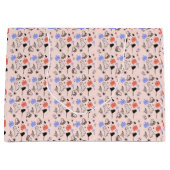 Retro Halloween Gedekte Doodles Groot Cadeauzakje (Voorkant)