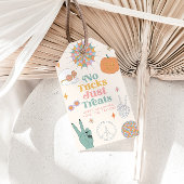 Retro Halloween Geen Tricks Gewoon Treats Cadeaulabel