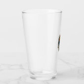 Retro Halloween Geest Kerkhof Gravure Shirt_ Glas (Rechts)