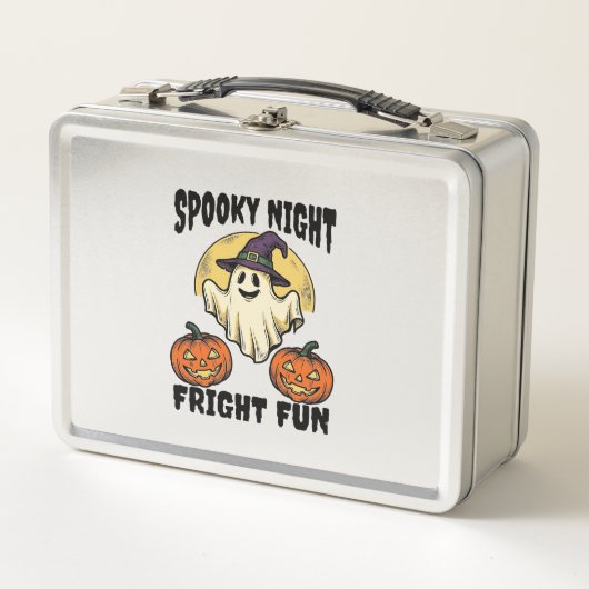 Retro Halloween Geest Verschrikkelijke Pompoen Shi (Voorkant)