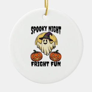 Retro Halloween Geest Verschrikkelijke Pompoen Shi Keramisch Ornament