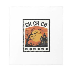 Retro Halloween Geheime Boom Silhouet Shirt De Notitieblok