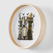 Retro Halloween Ghost Franse Bulldog Gothic PNG (Hoek)