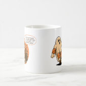 Retro Halloween Ghost Safety - Blijf veilig Koffiemok (Center)