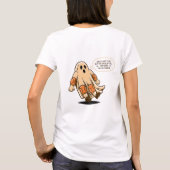 Retro Halloween Ghost Safety - Blijf veilig T-shirt (Achterkant)