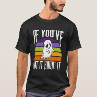 Retro Halloween Ghost T-shirt